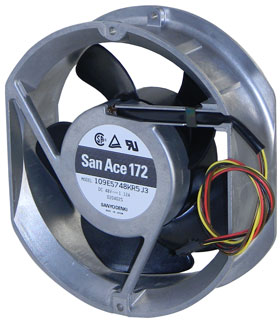 48VDC, 6-3/4in. X 2in. Sanyo High CFM Fan