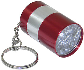 9 LED Keychain Light-Red Case