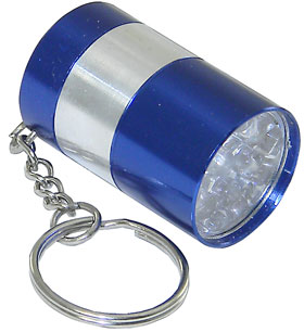 9 LED Keychain Light-Blue Case