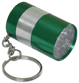 9 LED Keychain Light-Green Case