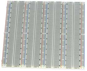 3020 Tie Point Solderless Breadboard, Unmounted