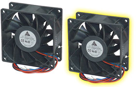 Buy 1 Get 1 Free 12VDC 3-5/8 X 1-1/2 Box Fan