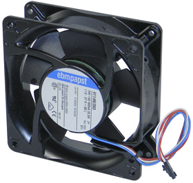 24VDC, 4.7in. Square  X 1.5in. EBM Box Fan