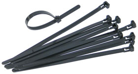 Cable Ties, 8 Reusable, pack of 10