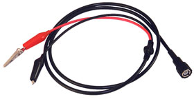 Test Cable, BNC-M to Alligator Clips