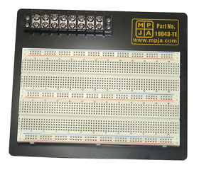 1560 Tie Point  Solderless Breadboard with Terminal Strip