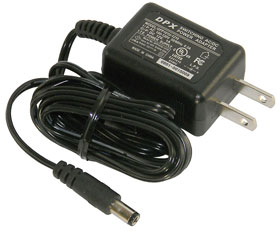 12VDC 1A Plug Supply, 5.5/2.5mm Plug