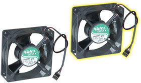 Buy 1 Get One Free 12VDC, 4-11/16 Square  X 1-1/2 Fan