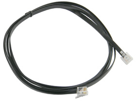 7ft. Cat5e Flat Patch Cable, Black