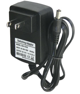 12VDC, 1000mA, Regulated Plug Supply