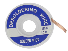 Desoldering Braid, 3 mm Wide