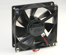 12VDC, 3-5/8in. Square X 1in. Panaflo Box Fan