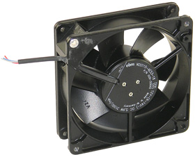 12VDC 5in.X 1-1/2 EBM Box Fan, USED