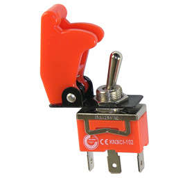 Safety Switch SPDT Quick Connect, Red