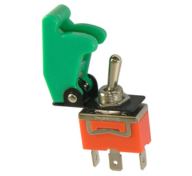 Safety Switch SPDT Quick Connect, Green