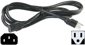 80in. 14-3 AWG IEC CORDSET, UL