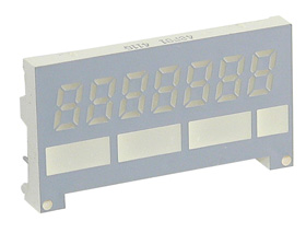 7 Digit, 7 Segment Display with  LEDs