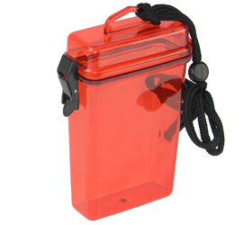 Water Resistant Storage Box, Red