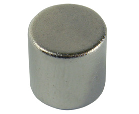 Rare Earth Magnet,3/8in.  Cylindrical