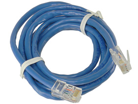 6ft. CAT-5 Patch Cable, Blue