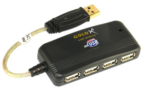 USB 2.0 4 Port Mini Hub no Supply