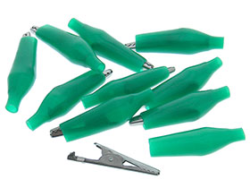 Pack of 10 - 35mm MEDIUM ALLIGATOR CLIP GREEN