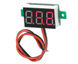 Mini 3 Digit LED Battery meter, Input Powered, Red