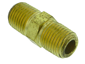 1/4in. NPT Coupling, Brass male