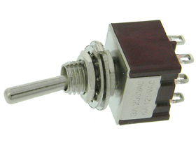 DPDT On-On Mini Toggle Switch, UL