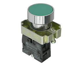 Pushbutton Switch, Switchboard SPST-NO Green