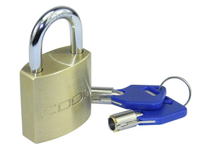 Brass Padlock with 2 Keys