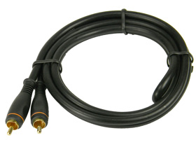 A/V Cable, 6ft. with RCA Plugs