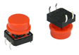 SPST-NO Pushbutton Switch, Tactile Red