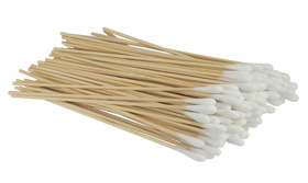 Cotton Swabs, 100Pcs, 6in.