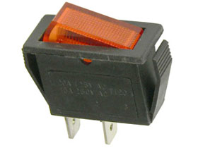 SPST Rocker Switch, 120VAC