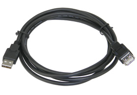 6ft. USB Cable, Type A-Male to Type A-Female