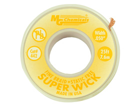 Superwick #442 Solder Braid, 25ft. X .05in. MG Chemical