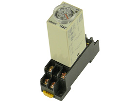 12VDC Relay, 2-60 Second Adjustable Time Delay,  DPDT