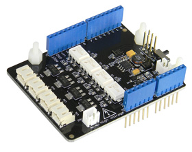 Electroluminescent Driver Arduino Compatible Shield by Seeeduino