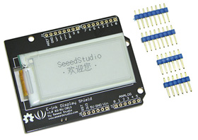 E-Ink Display Arduino Compatible Shield by Seeeduino