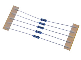 Pack of 5 - 1 Ohm 1/4watt 5% Resistor