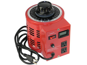 2KVA 0-130VAC Variable Autotransformer with LCD Meter