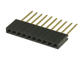 Header Connector, Long Pin 10 Position - 2.54mm Pitch