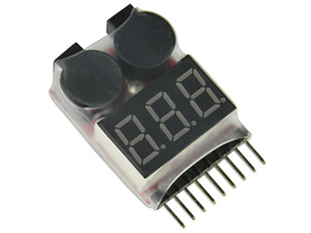 Battery Monitor, LiPo 1-8 Cell