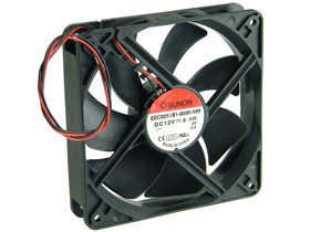 12VDC, 4-11/16in. Square X 1in. Sunon Box Fan