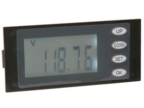 Panel Meter, Snap-in, Watts, Volts, Amps, KWH