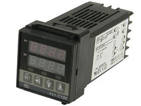 Temperature Controller, 0-400Deg. C, Programmable