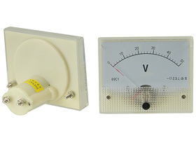 0-50VDC, Class 2.5, Analog Panel Meter