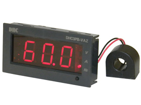 Panel Meter, Snap-in, AC Volts, Amps, & Frequency