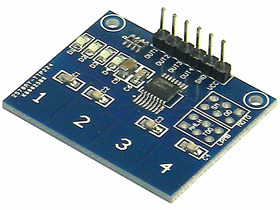 TTP224 4 Way Capacitive Touch Switch Module for Arduino